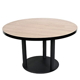 wood restaurant tables 1103_restaurant round MDF tables_MDF round dining tables