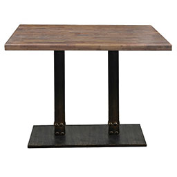 antique iron dining table_antique wood bistro tables_wood restaurant tables 1107
