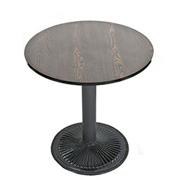 plywood round cafe tables_coffee room laminate tables_wood restaurant tables 1219