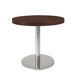 fast food MDF round dining tables_small fast food laminate tables_wood restaurant tables 1221