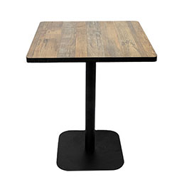 retro square dining tables_fireproof dining room tables_wood restaurant tables 1231