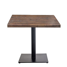 retro wood cafeteria tables_retro square dining tables_wood restaurant tables 1234
