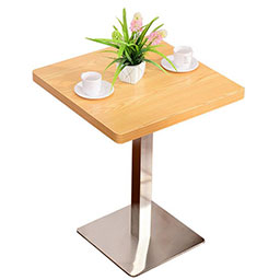 square cafe room tables_restaurant square MDF tables_wood restaurant tables 1242