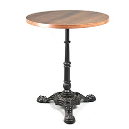 restaurant round dining tables_classical round MDF tables_wood restaurant tables 1243