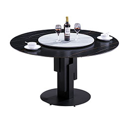 modern black stone tables_round black marble tables_marble restaurant tables 1533