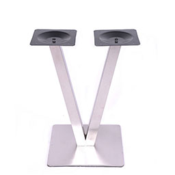 V shape restaurant table base_V shape steel table base_restaurant steel tables base 1929