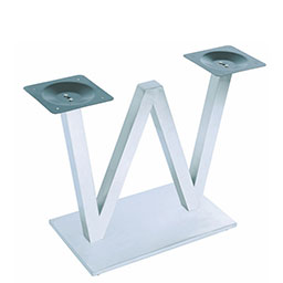 W shape steel table legs_W shape restaurant table base_restaurant steel tables base 1930