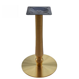 modern golden round table legs_customize chrome table legs_restaurant brass table base 1944