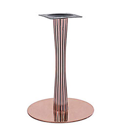 marble pillars metal table legs_antique rose golden table legs_restaurant brass table base 1946