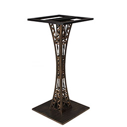antique tower shape table legs_european tower table legs_restaurant brass table base 1948