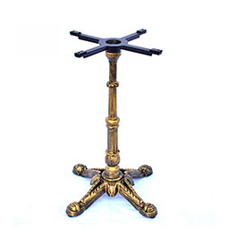 classical iron dining table legs _antique metal bar table base_restaurant brass table base 1952