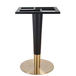 black pillars restaurant table legs_modern black table legs_restaurant brass table base 1960