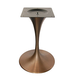 brass tulip dining table base_classic tulip table base_restaurant brass table base 1955