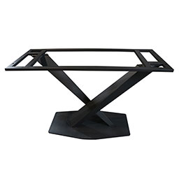 V shape modern iron table legs_customize V shape table base_restaurant iron tables base 1963