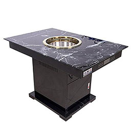__marble hot pot tables 4228