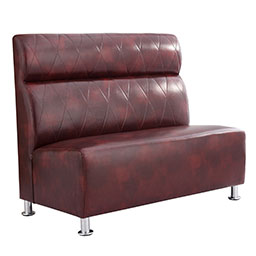 restaurant booth seating 5063_metal footer restaurant bench_commercial hotel booth seating