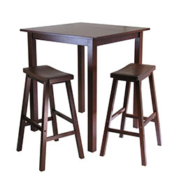 wood dining bar table and chairs_retro wood high table and barstools_bar table and chairs set 6609