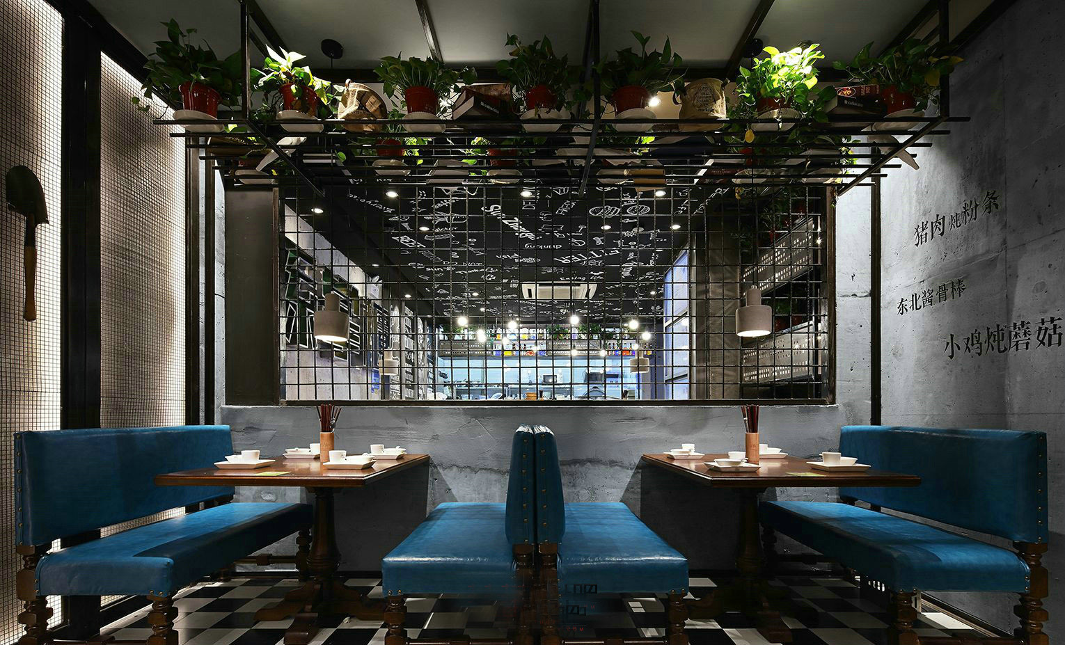 China Guangdong Mr sun restauarnt furniture_restaurant antique wood table and leather booth seating set