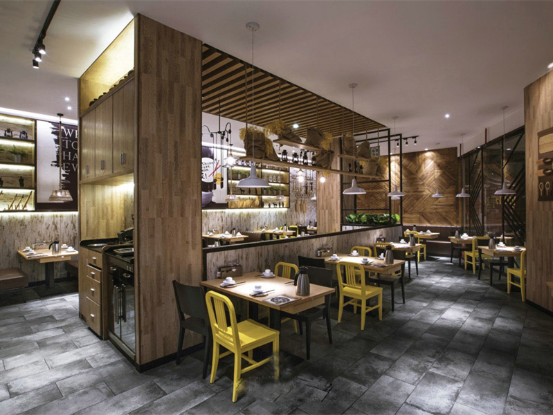 Hongkong jiumaojiu restaurant furniture_restaurant table and metal chairs, wood chairs set