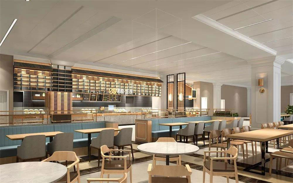 Shenzhen Huawei restaurant furniture_wood restaurant table and leather restaurant booth seating set