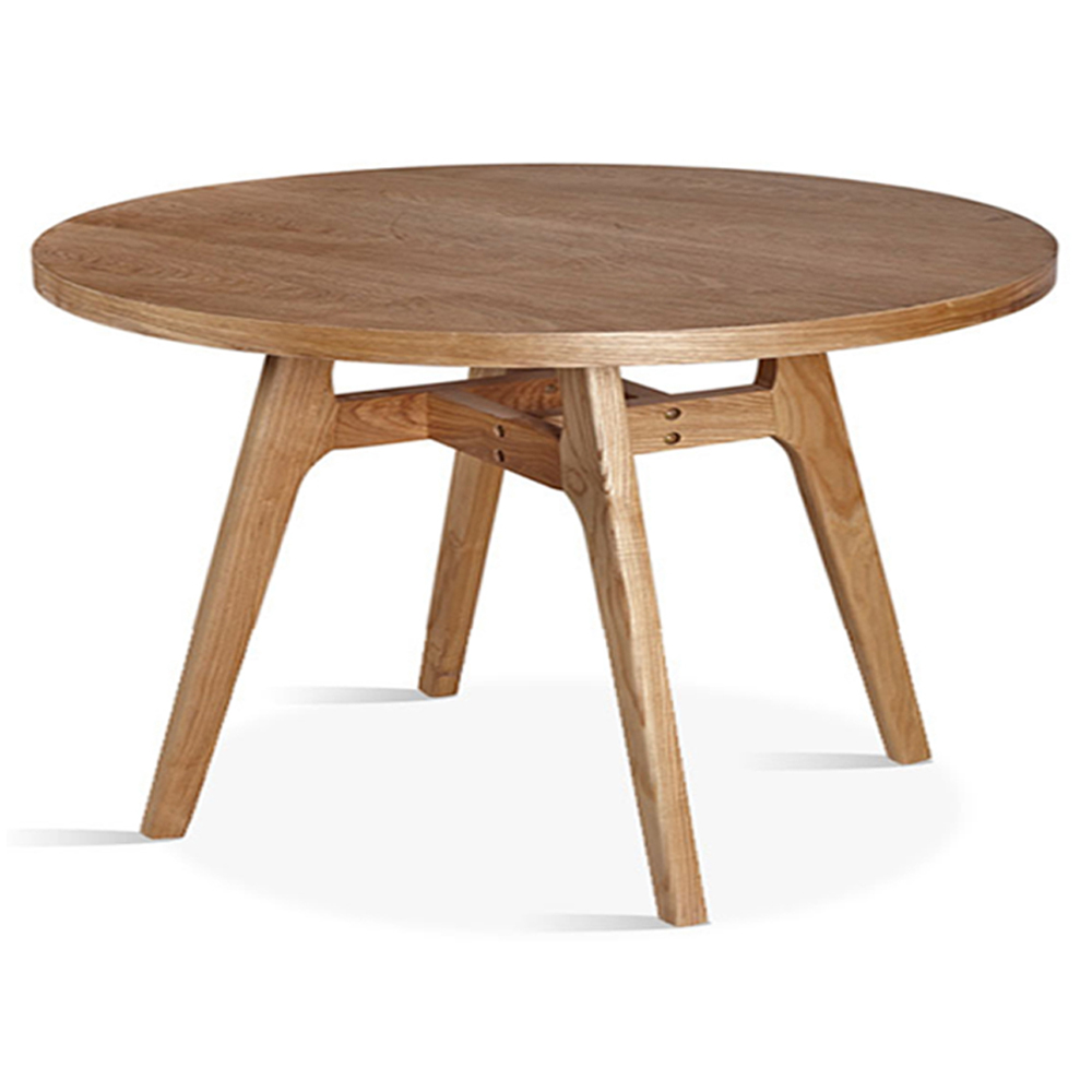 wood restaurant tables 1006_round wood dining tables_ash wood round dining tables