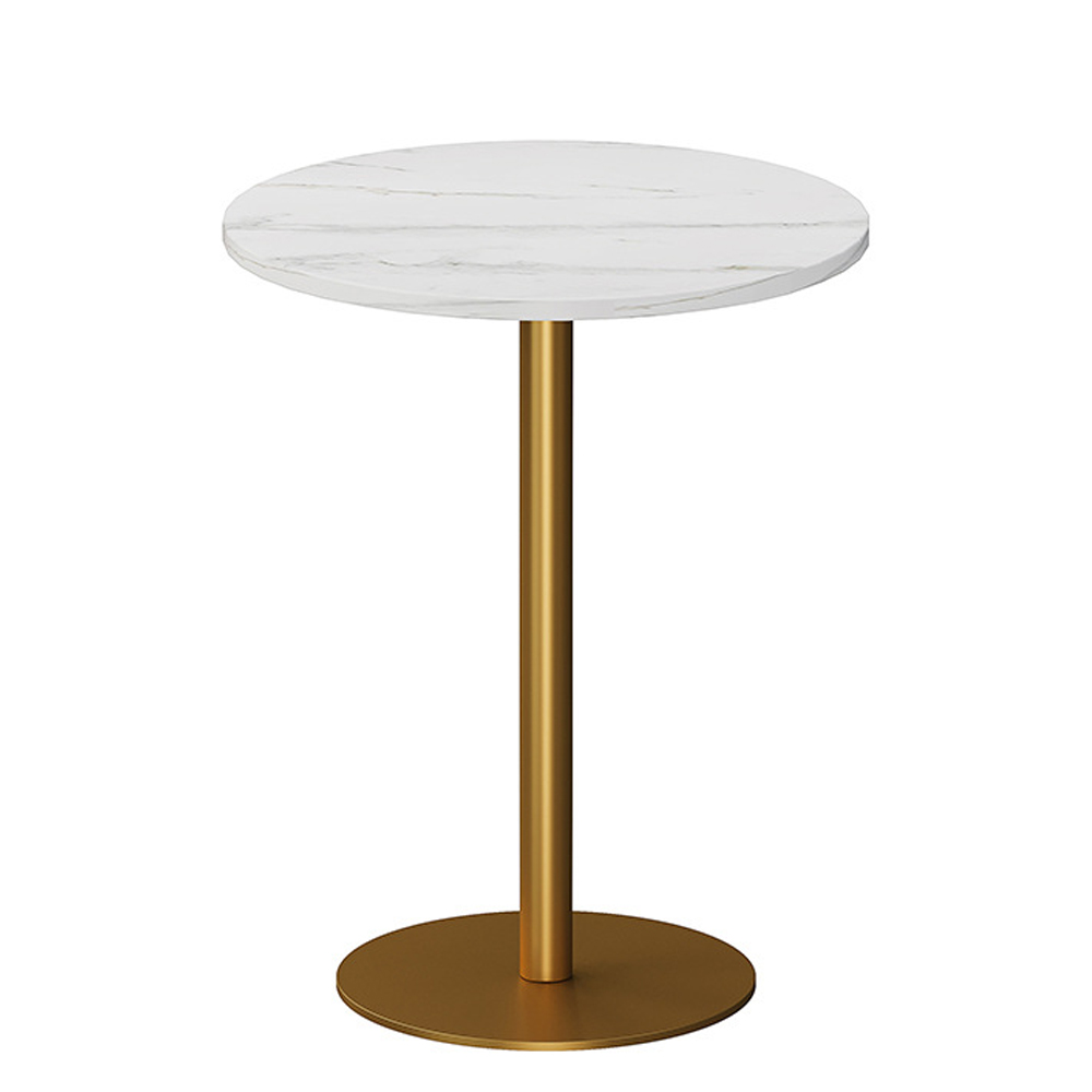 Hot selling dining room round white indoor diner marble table top round simple outdoor marble tables with golden color metal table legs Hot selling dining room round white indoor diner marble table top round simple outdoor marble tables with golden color metal table legs, dining room white indoor marble tables 1519