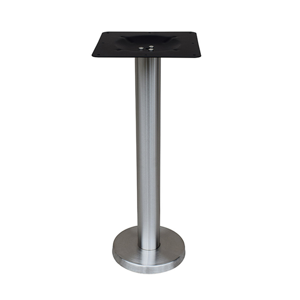 restaurant steel tables base 1935_bolt down table base_fixed to floor table legs