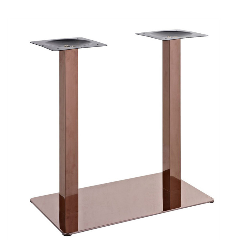 restaurant brass table base 1943_rectangle gold restaurant table legs_40*70 gold bostro table legs