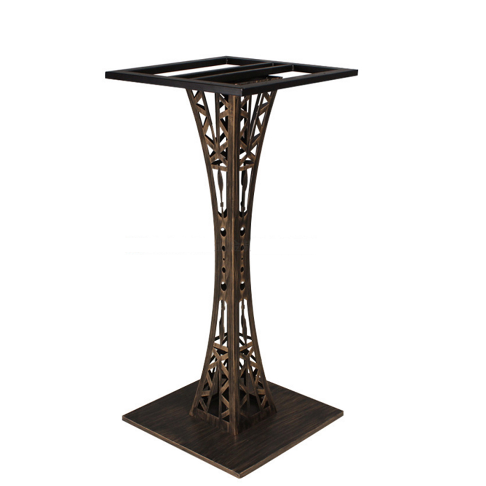 restaurant brass table base 1948_antique tower shape table legs_european tower table legs