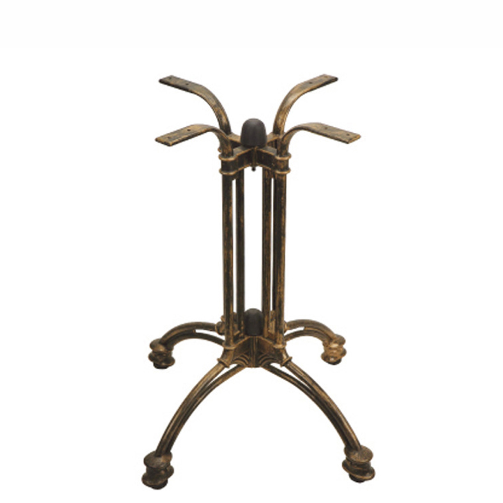 restaurant brass table base 1950_classic claw shape table legs_cast iron claw table base