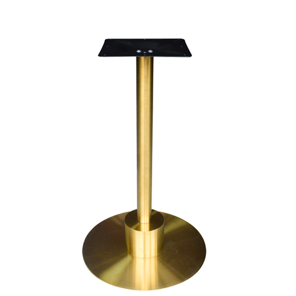 restaurant brass table base 1954_round modern cafe table legs_customize golden cafe table base