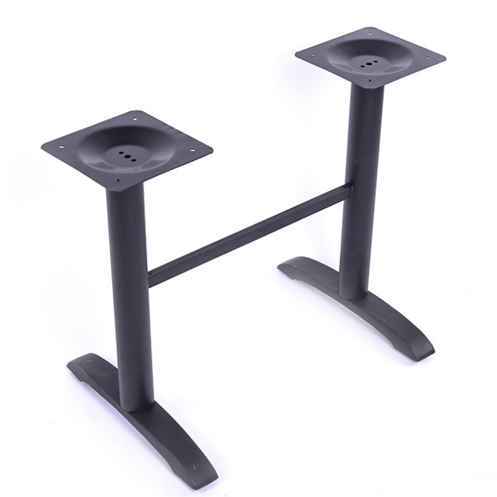restaurant iron tables base 1962_black iron H shape table legs_H shape iron dining table legs
