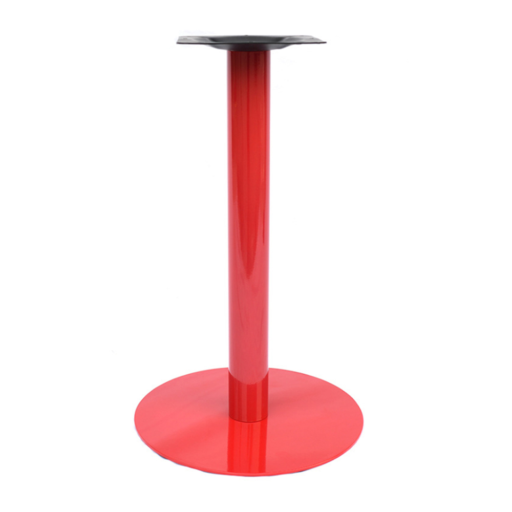 restaurant iron tables base 1966_red color round table legs_red color iron table legs