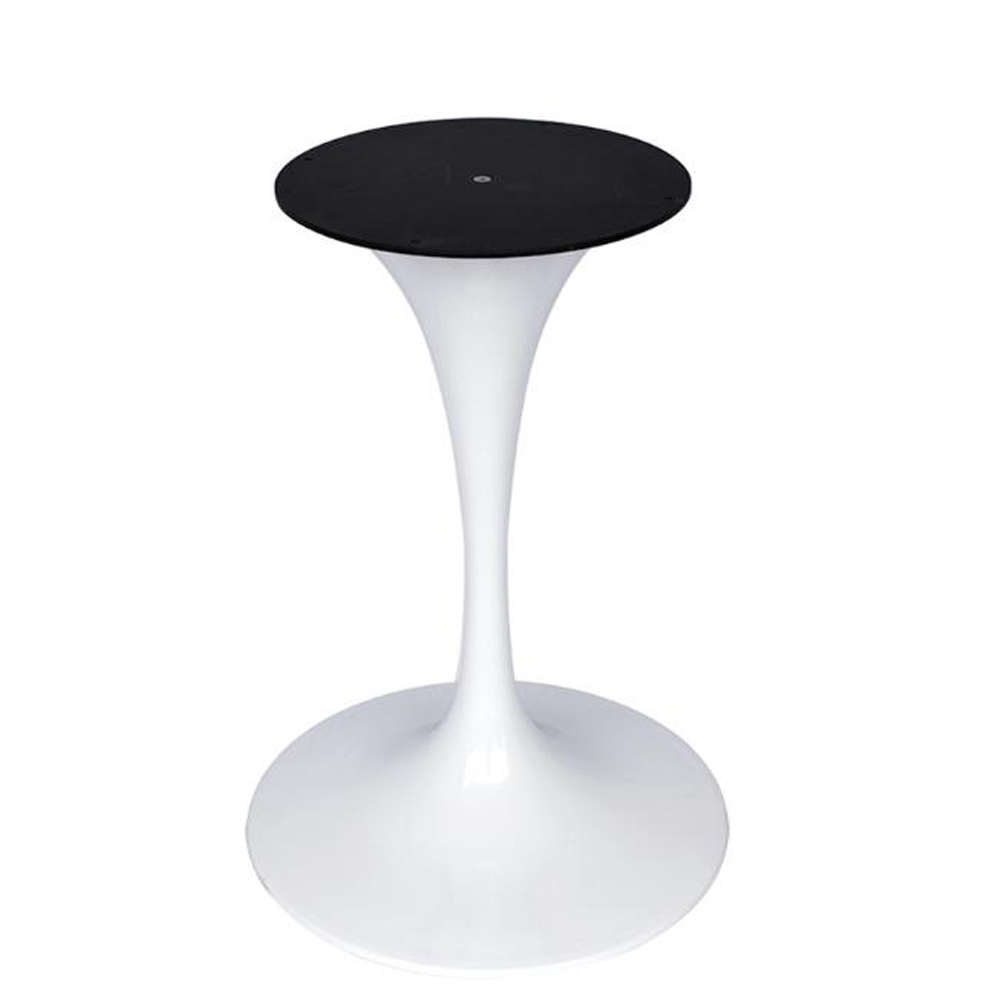 restaurant iron tables base 1967_white tulip dining table base_round white cafe table base