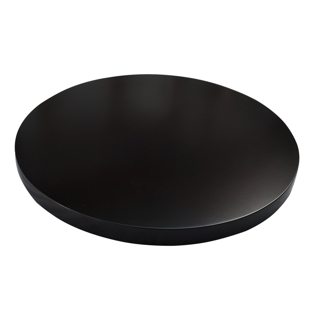 cafe table top, round cafe table top, plywood black cafe table tops slab Black painting color round cafe room cheap table tops melamine 37.5 inch round cafe table tops, plywood with laminate veneer restaurant table top 1994