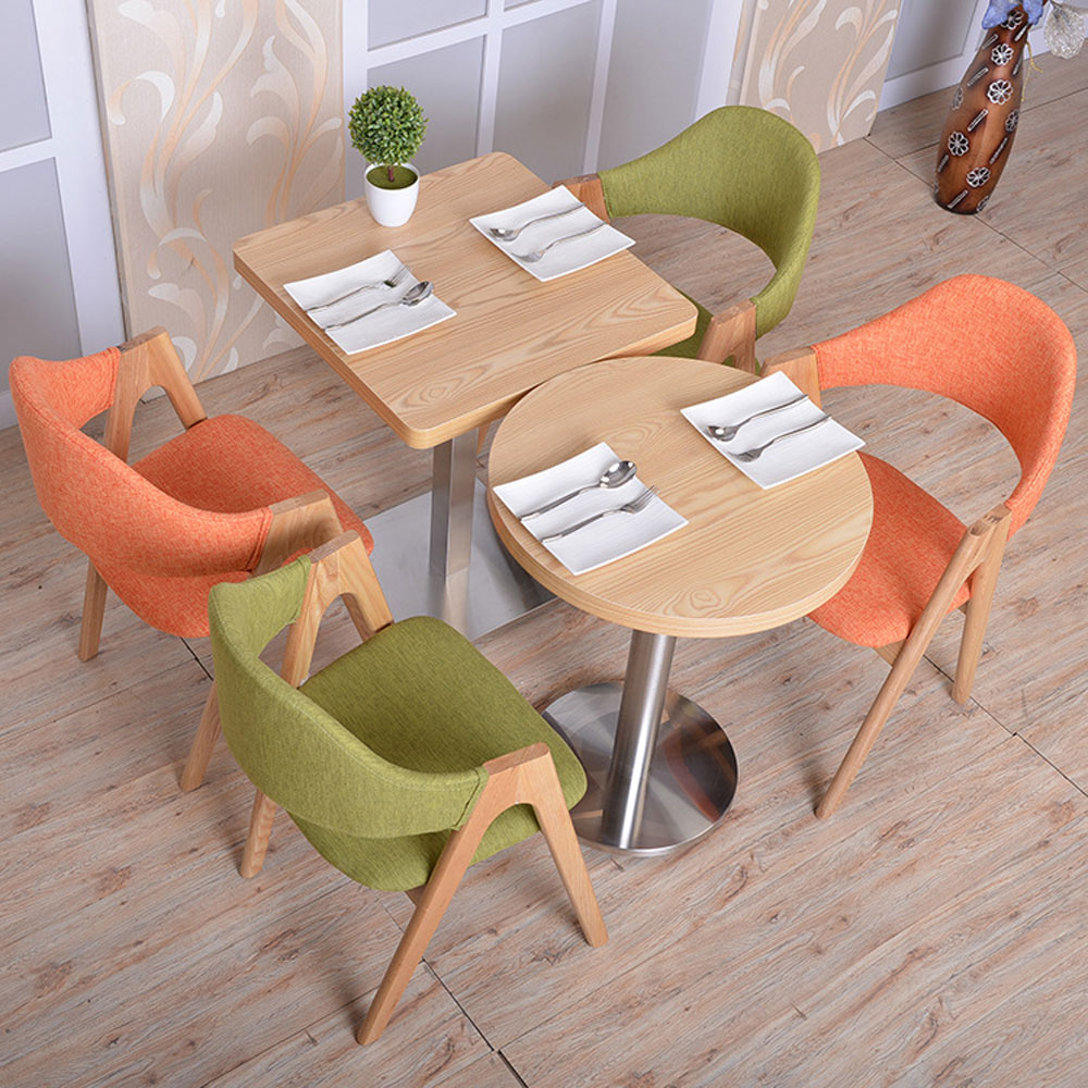 restaurant table and chairs 3010_modern cafe dining chairs and table_cafe square table and chairs set