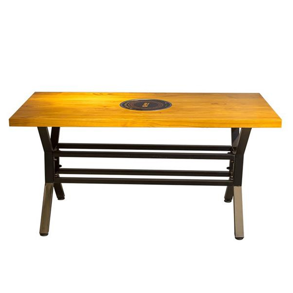 wooden hot pot tables 4002_commercial hot pot tables_restaurant hot pot table