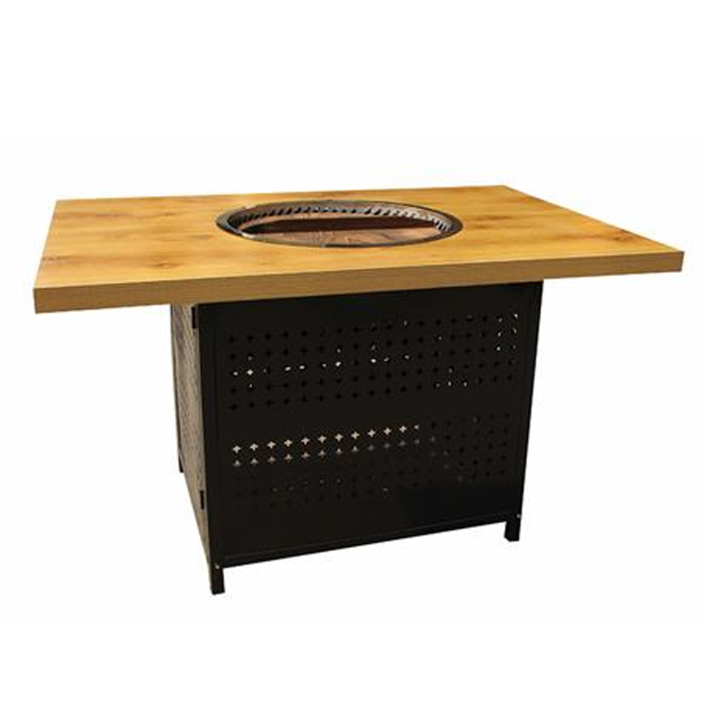 wooden hot pot tables 4005_smokeless hot pot tables_fast food hot pot tables