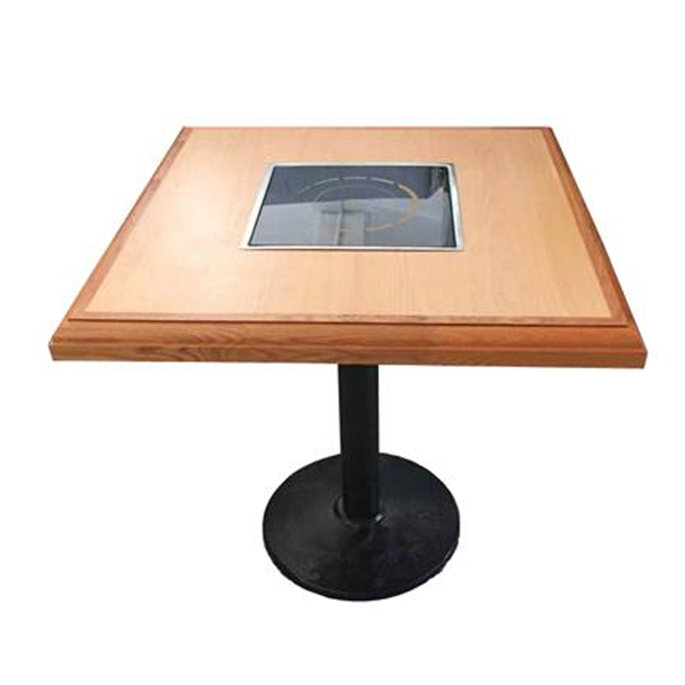 wooden hot pot tables 4009_diner wood hot pot tables_smokeless hot pot tables
