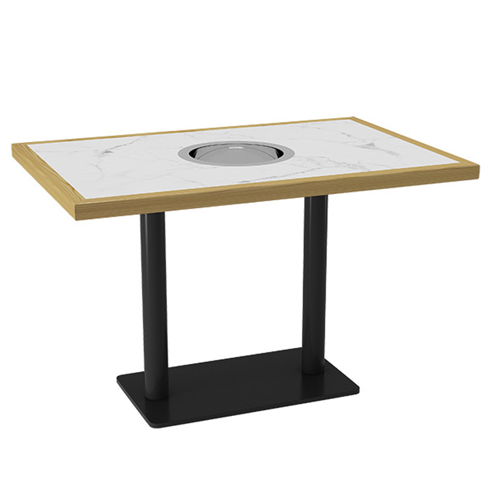 marble hot pot tables 4202_custom marble hot pot table_marble hot pot dining table