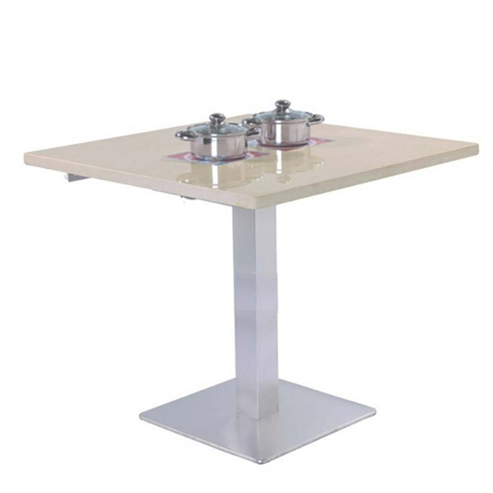 marble hot pot tables 4206_restaurant stone hot pot table_black marble hot pot table