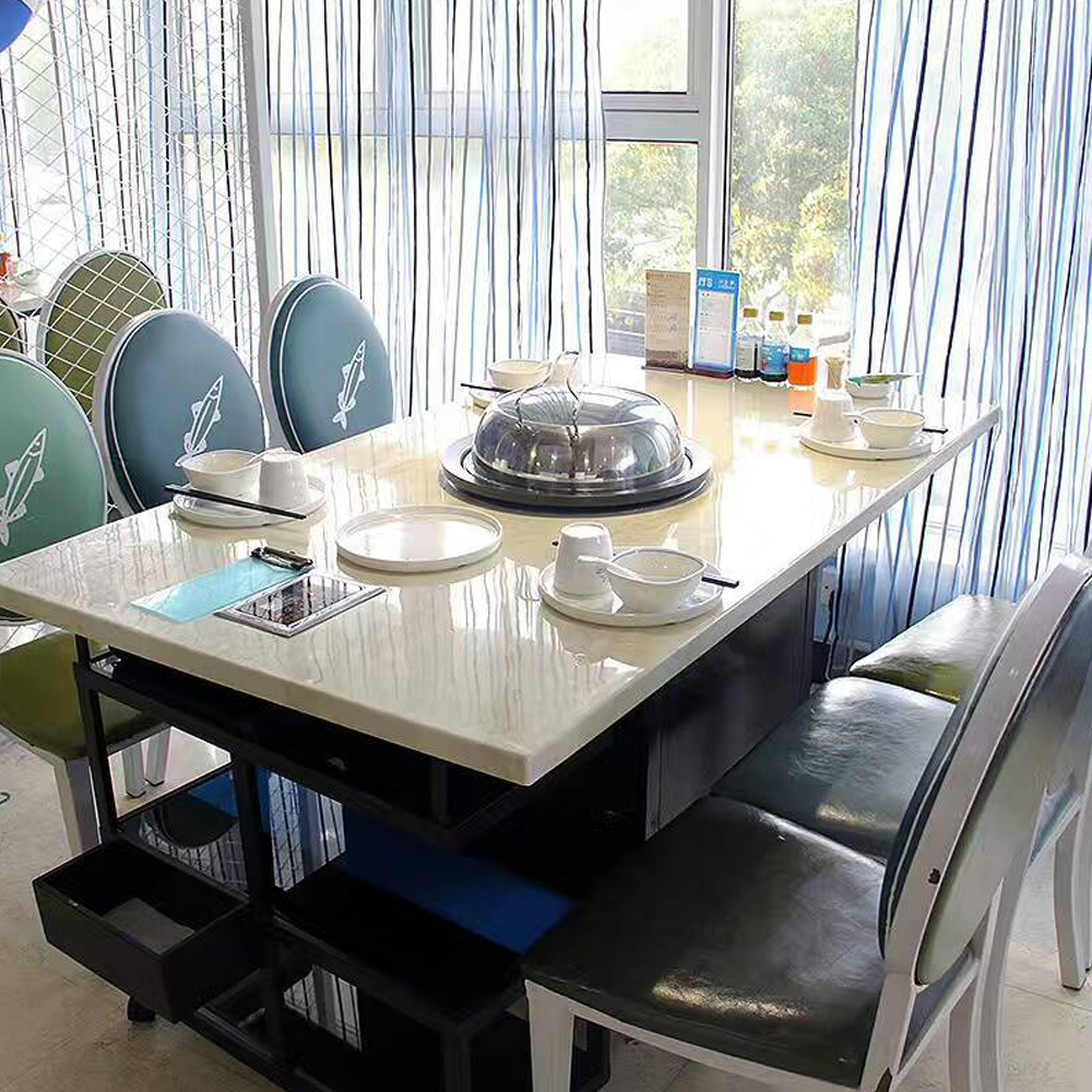 hot pot tables set 4567__