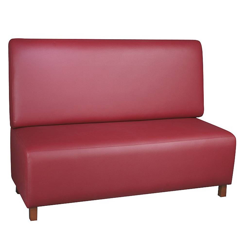 Produce hot pot restaurant red leather booth sofas materials is plywood with wood diner booth / restaurant dining booth seating frame, and red leather upholstered restaurant booth sofas back and seats Customize red color leather hot pot restaurant dining booth seating 120cm hot pot room red dining booth sofas, hot pot red color restaurant dining booth 5046