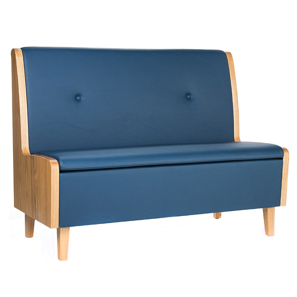 restaurant booth seating 5202_wood canteen booth sofas_restaurant wood booth seating