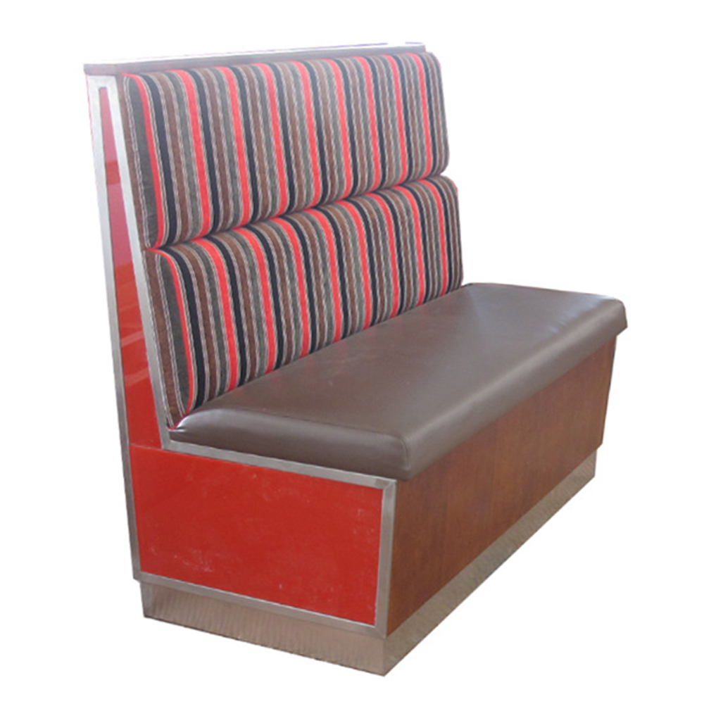 restaurant booth seating 5256_banquette storage booth seating_restaurant metal banquette seating