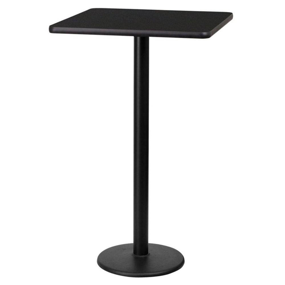restaurant bar tables 6102_black iron bar table_restaurant wood high table