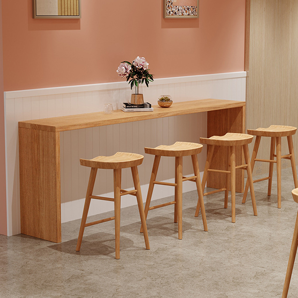 bar table and chairs set 6619_U shape high table and chairs_plywood U shape cabinet set